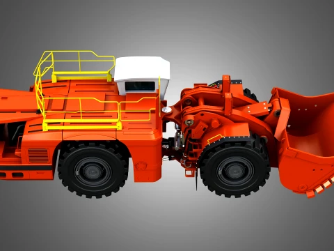 LH621 Toro Underground Mining Loader 3D Model