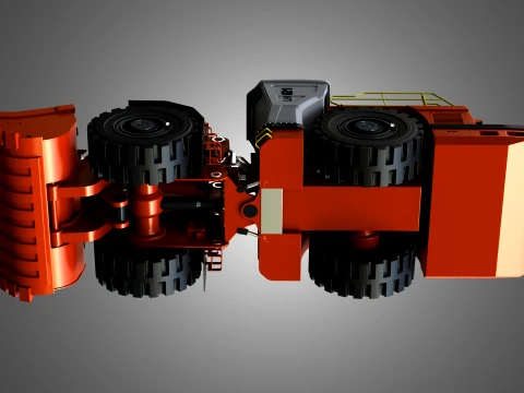 LH621 Toro Underground Mining Loader 3D Model