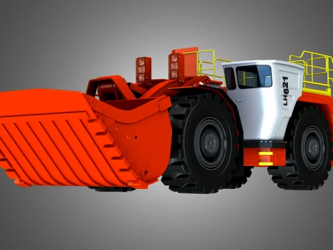 LH621 Toro Underground Mining Loader 3D Model