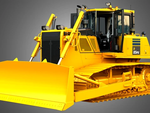 D85 PX-18 Crawler Dozer 3D Model