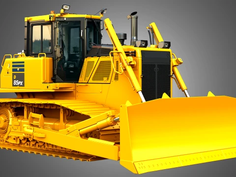 D85 PX-18 Crawler Dozer 3D Model