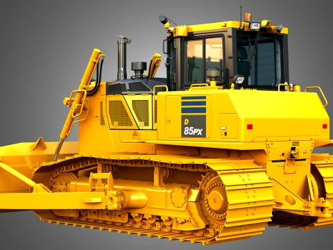 D85 PX-18 Crawler Dozer 3D Model