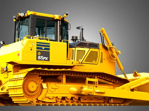 D85 PX-18 Crawler Dozer 3D Model