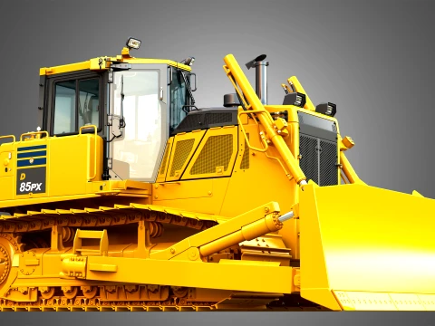 D85 PX-18 Crawler Dozer 3D Model