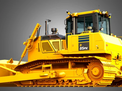 D85 PX-18 Crawler Dozer 3D Model