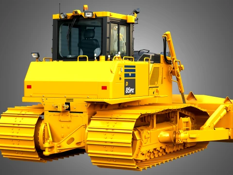 D85 PX-18 Crawler Dozer 3D Model