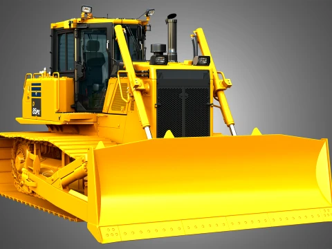 D85 PX-18 Crawler Dozer 3D Model