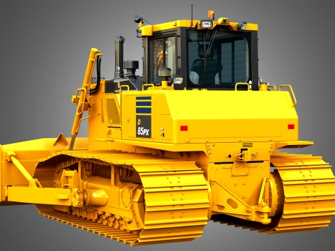D85 PX-18 Crawler Dozer 3D Model