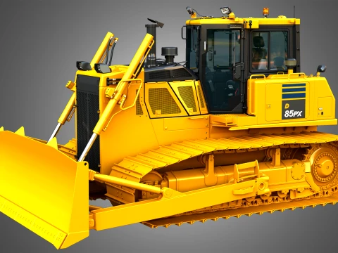 D85 PX-18 Crawler Dozer 3D Model