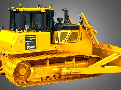 D85 PX-18 Crawler Dozer 3D Model