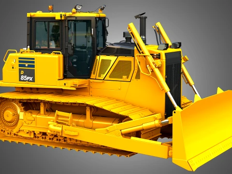 D85 PX-18 Crawler Dozer 3D Model