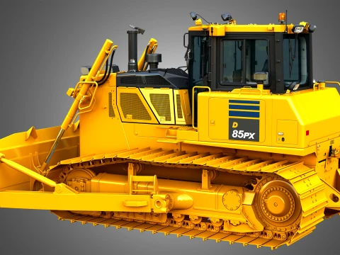 D85 PX-18 Crawler Dozer 3D Model