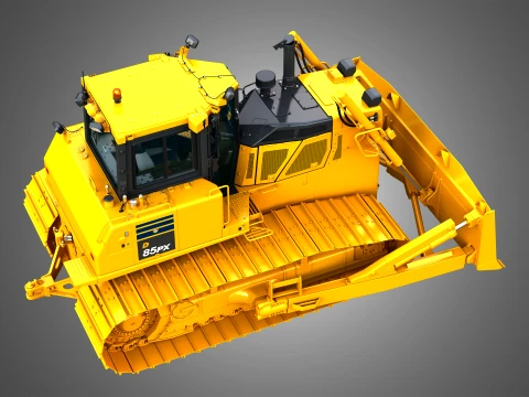 D85 PX-18 Crawler Dozer 3D Model