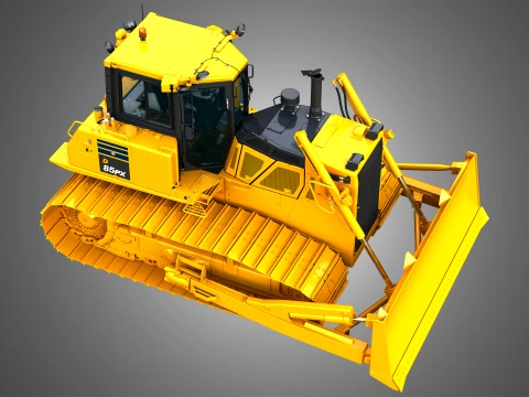 D85 PX-18 Crawler Dozer 3D Model