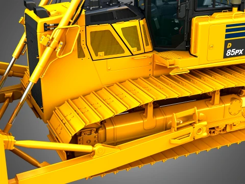 D85 PX-18 Crawler Dozer 3D Model
