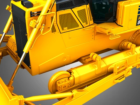 D85 PX-18 Crawler Dozer 3D Model