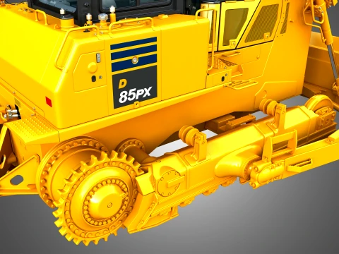 D85 PX-18 Crawler Dozer 3D Model