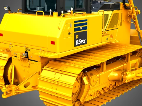 D85 PX-18 Crawler Dozer 3D Model