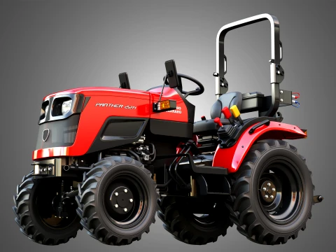 Panther 22M Compact Tractor 3D Model