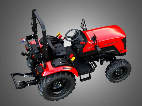 Panther 22M Compact Tractor 3D Model