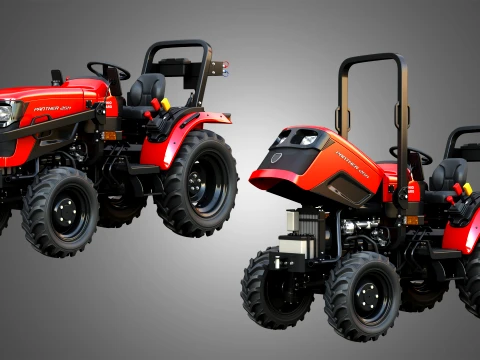 Panther 26M Compact Tractor 3D Model