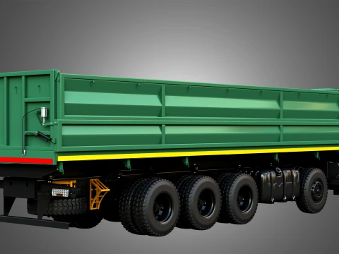 Mahindra Blazo X 48 Truck 3D Model
