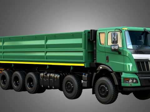 Mahindra Blazo X 48 Truck 3D Model