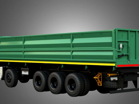 Mahindra Blazo X 48 Truck 3D Model