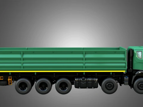 Mahindra Blazo X 48 Truck 3D Model
