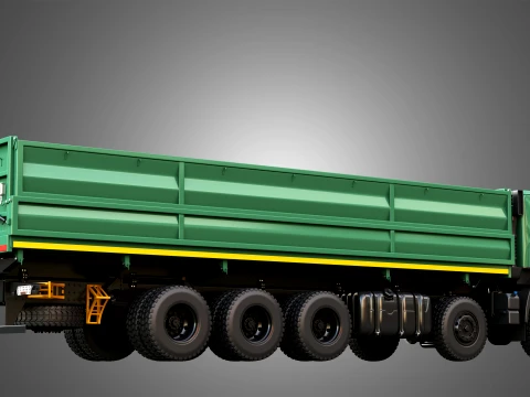 Mahindra Blazo X 48 Truck 3D Model