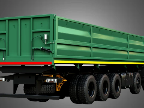 Mahindra Blazo X 48 Truck 3D Model