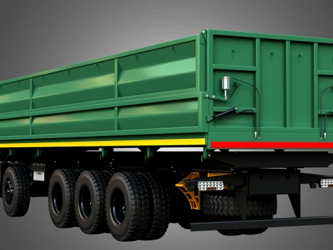 Mahindra Blazo X 48 Truck 3D Model