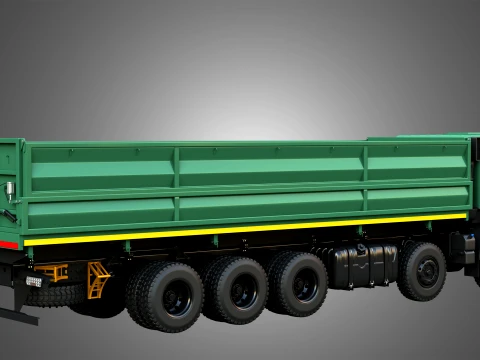 Mahindra Blazo X 48 Truck 3D Model