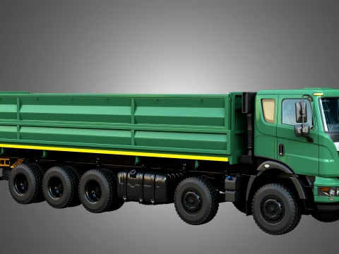 Mahindra Blazo X 48 Truck 3D Model