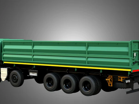 Mahindra Blazo X 48 Truck 3D Model