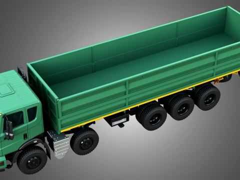 Mahindra Blazo X 48 Truck 3D Model