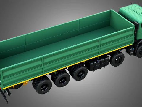 Mahindra Blazo X 48 Truck 3D Model