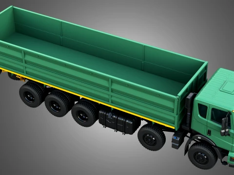 Mahindra Blazo X 48 Truck 3D Model