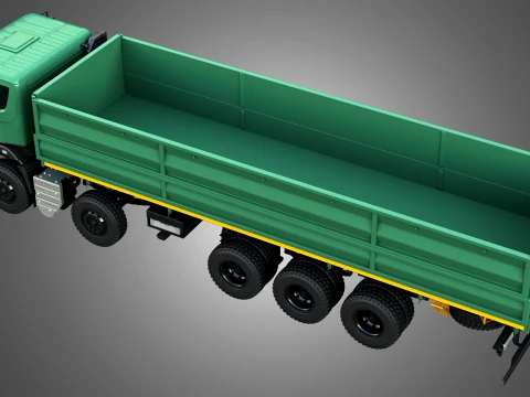 Mahindra Blazo X 48 Truck 3D Model