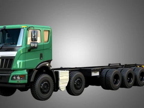 Mahindra Blazo X 49 Truck 3Dモデル