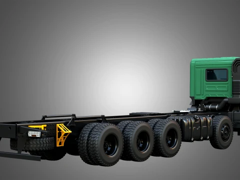Mahindra Blazo X 49 Truck 3D Model