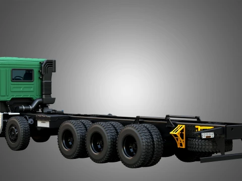 Mahindra Blazo X 49 Truck 3D Model