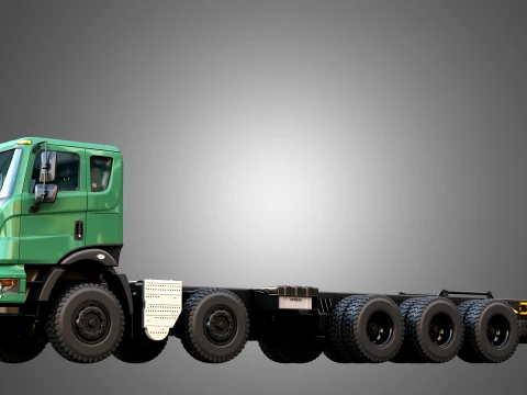 Mahindra Blazo X 49 Truck 3D Model