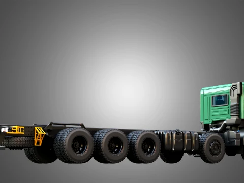 Mahindra Blazo X 49 Truck 3D Model