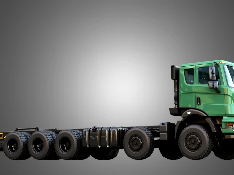Mahindra Blazo X 49 Truck 3D Model
