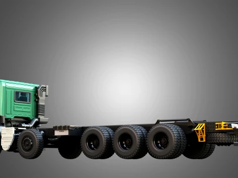 Mahindra Blazo X 49 Truck 3D Model