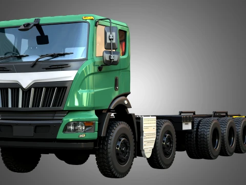 Mahindra Blazo X 49 Truck 3D Model