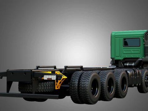 Mahindra Blazo X 49 Truck 3D Model