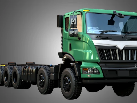 Mahindra Blazo X 49 Truck 3D Model