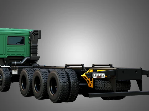 Mahindra Blazo X 49 Truck 3D Model